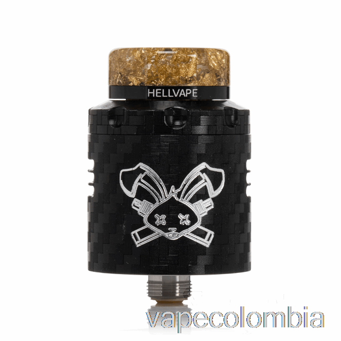 Vape Desechable Hellvape Dead Rabbit V3 24mm Rda Fibra De Carbono Negro